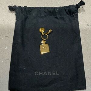 Chanel #5 Bottle Gold Charm with Dustbag